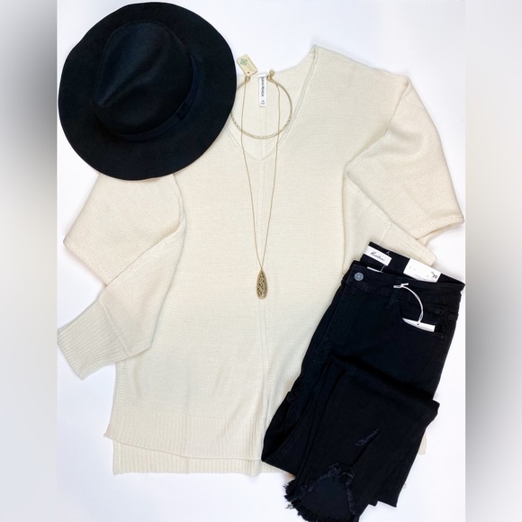 NWT Boho Floppy Black Panama Hat With Grosgrain Band, Black - Picture 9 of 10